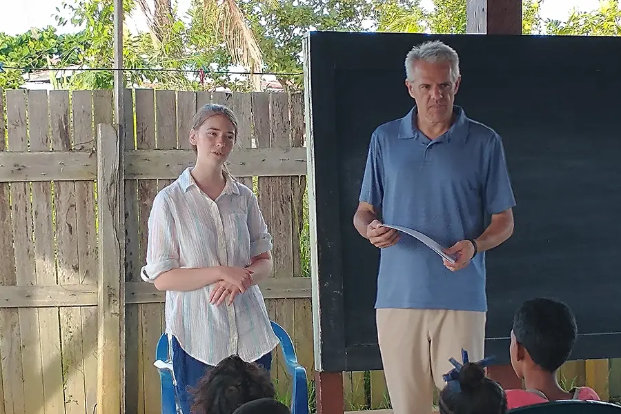 Christian volunteers serving in mission field - faith-based service opportunities